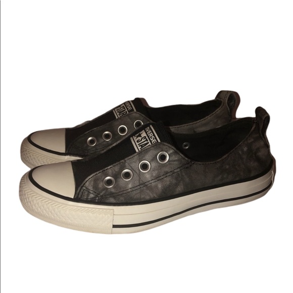 converse no lace all star slip ons